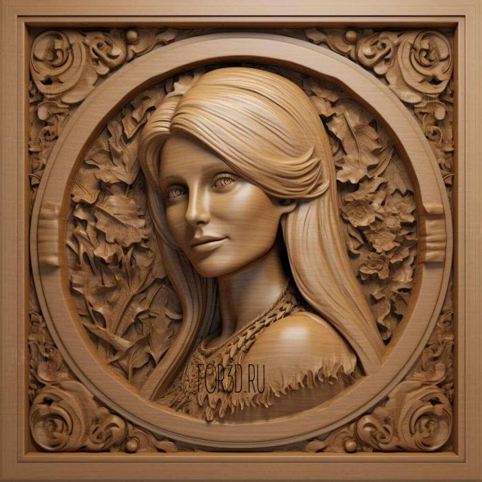 paris hilton 1 stl model for CNC